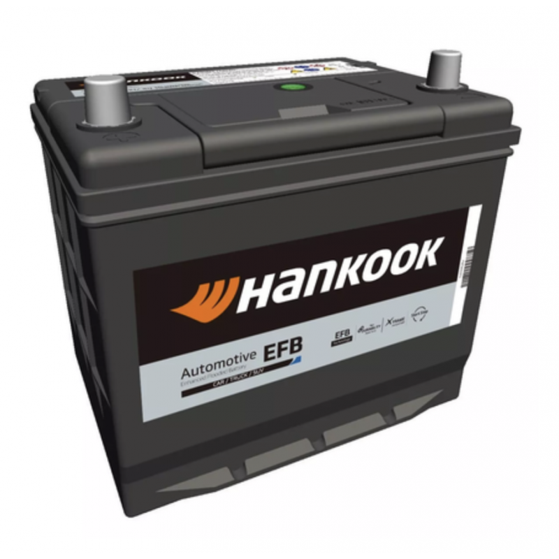 Batterie HANKOOK D23 115D23L EFB 70Ah 670A Batterie HANKOOK D23 115D23L EFB 70Ah 670A
