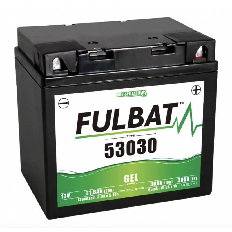 Batterie FULBAT 53030 GEL (F60-N30L-A) 31,6Ah 300A Batterie FULBAT 53030 GEL (F60-N30L-A) 31,6Ah 300A