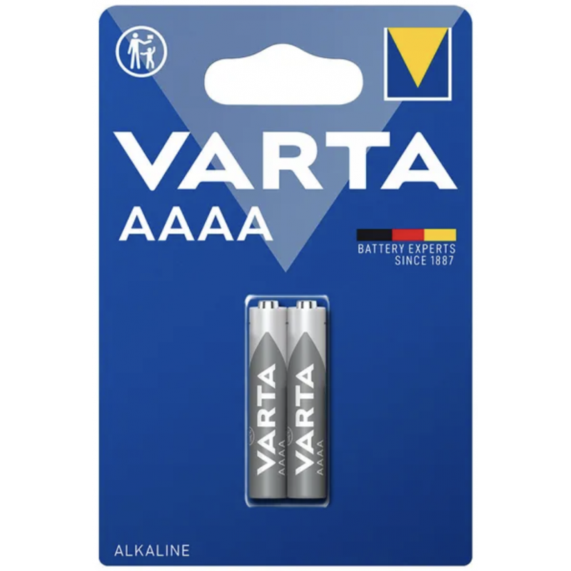 Pack de 2 piles varta AAAA 1,5V Alcaline Pack de 2 piles varta AAAA 1,5V Alcaline