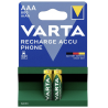 Pack de 2 piles varta AAA 1,2V NiMH