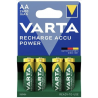Pack de 4 piles varta AA 1,2V NiMH