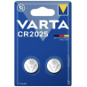 Pack de 2 piles varta CR2025 lithium
