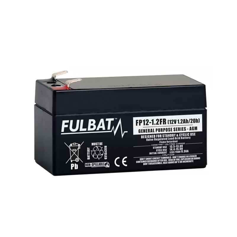 Batterie FULBAT FP12-1.2FR 1.2Ah 20A Batterie FULBAT FP12-1.2FR 1.2Ah 20A