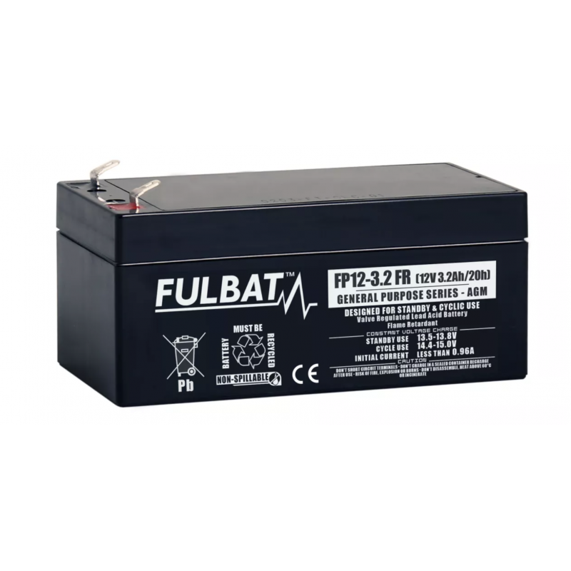 Batterie FULBAT FP12-3.2FR 3.2Ah 12V Batterie FULBAT FP12-3.2FR 3.2Ah 12V