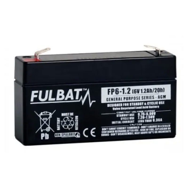 Batterie FULBAT FP6-12 12Ah 6V Batterie FULBAT FP6-12 12Ah 6V