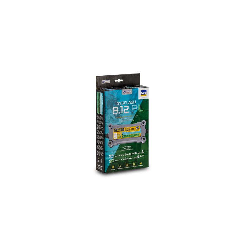 Chargeur de batterie GYSFLASH 8.12 PL Chargeur de batterie GYSFLASH 8.12 PL