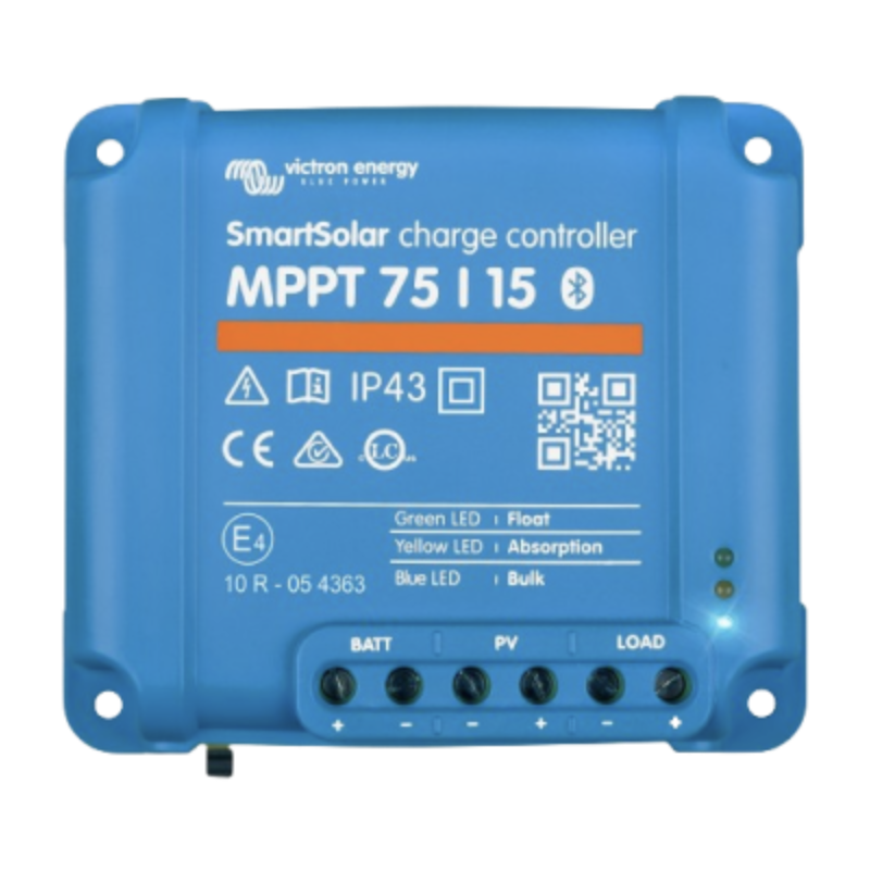CONTROLEUR SOLAIRE VICTRON SMARTSOLAR MPPT 75/15 - 100V 15A 12/24/36V