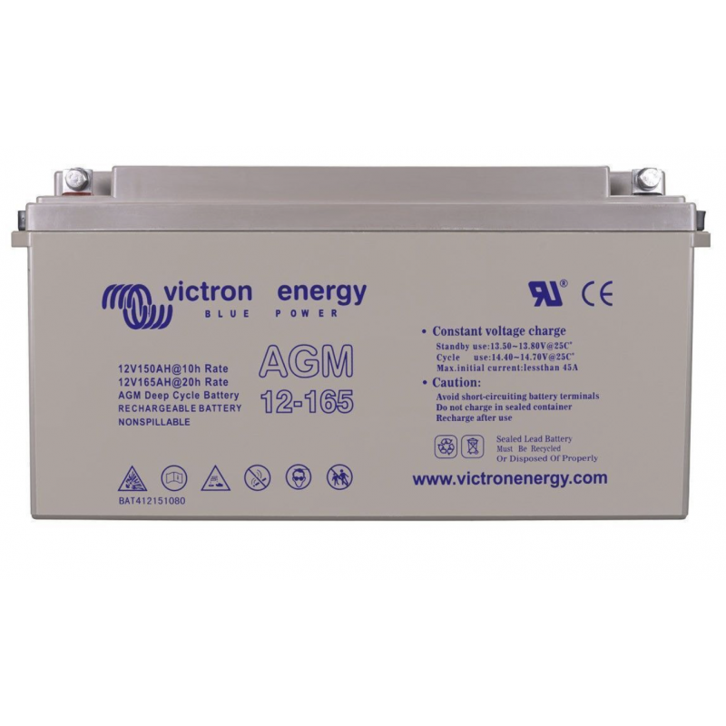 VICTRON ENERGY - BATTERIE SOLAIRE 165AH AGM - 12V VICTRON ENERGY - BATTERIE SOLAIRE 165AH AGM - 12V