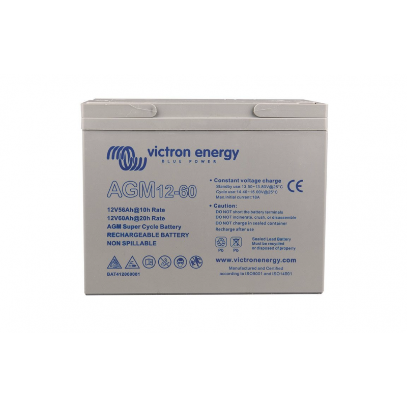 VICTRON ENERGY - BATTERIE SUPER CYCLE AGM 12V/60AH VICTRON ENERGY - BATTERIE SUPER CYCLE AGM 12V/60AH