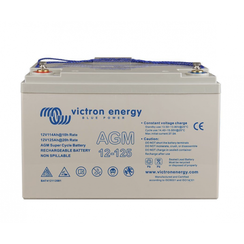 VICTRON ENERGY - BATTERIE SUPER CYCLE AGM 12V/125AH VICTRON ENERGY - BATTERIE SUPER CYCLE AGM 12V/125AH