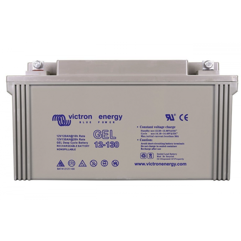 VICTRON ENERGY - BATTERIE SOLAIRE 130AH GEL 12V VICTRON ENERGY - BATTERIE SOLAIRE 130AH GEL 12V