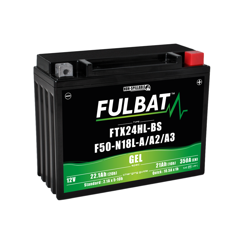 Batterie FULBAT FTX24HL-BS / F50-N18L-A/A2/A3 GEL (YTX24HL) 22,1Ah 350A Batterie FULBAT FTX24HL-BS / F50-N18L-A/A2/A3 GEL (YTX24HL) 22,1Ah 350A