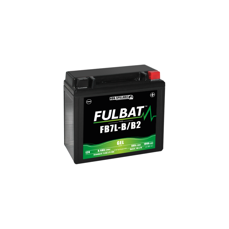 Batterie FULBAT FB7L-B/B2 GEL (YB7L) 8,4Ah 100A Batterie FULBAT FB7L-B/B2 GEL (YB7L) 8,4Ah 100A