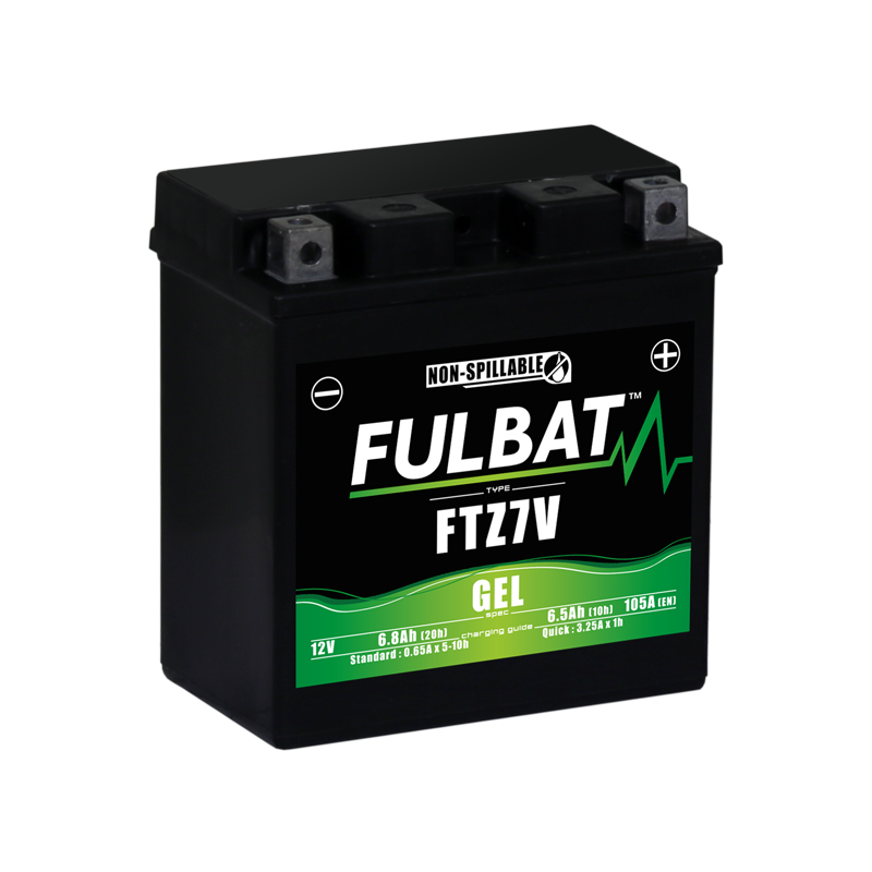 Batterie FULBAT FTZ7V GEL (YTZ7V) 6,8Ah 105A Batterie FULBAT FTZ7V GEL (YTZ7V) 6,8Ah 105A