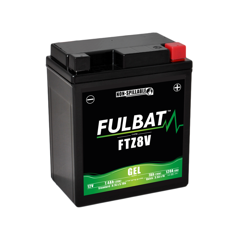 Batterie FULBAT FTZ8V GEL (YTZ8V) 7,4Ah 120A Batterie FULBAT FTZ8V GEL (YTZ8V) 7,4Ah 120A