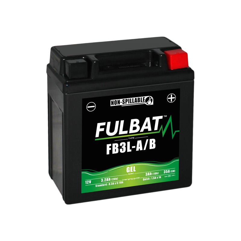 Batterie FULBAT FB3L-A/B GEL (YB3L) 3,2Ah 35A Batterie FULBAT FB3L-A/B GEL (YB3L) 3,2Ah 35A