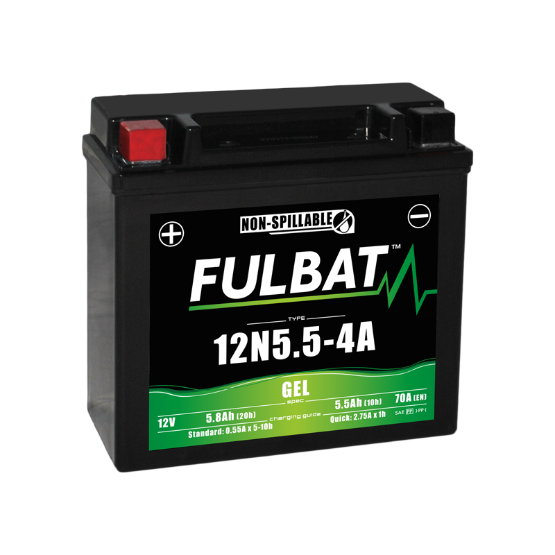 Batterie FULBAT 12N5.5-4A/4B GEL 5,8Ah 70A Batterie FULBAT 12N5.5-4A/4B GEL 5,8Ah 70A