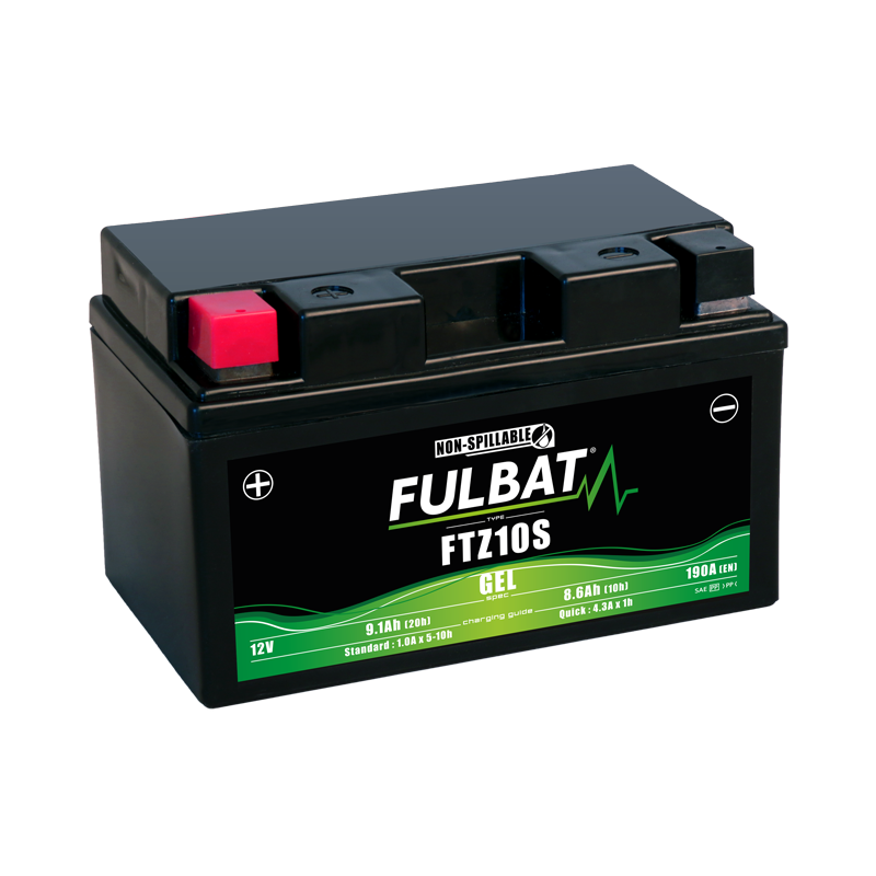 Batterie FULBAT FTZ10S GEL (YTZ10S) 9,1Ah 190A Batterie FULBAT FTZ10S GEL (YTZ10S) 9,1Ah 190A