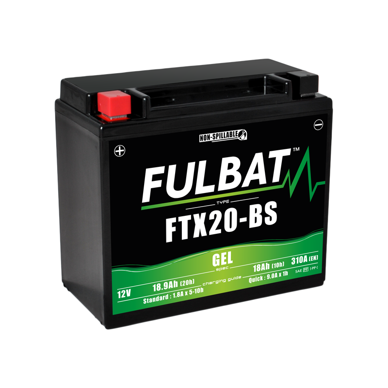 Batterie FULBAT FTX20-BS GEL (YTX20) 18,9Ah 270A Batterie FULBAT FTX20-BS GEL (YTX20) 18,9Ah 270A
