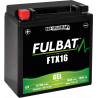 Batterie FULBAT FTX16 GEL  (YTX16)  14,7Ah 230A