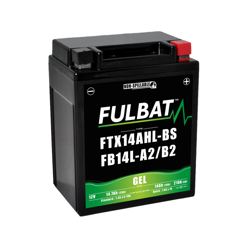 Batterie FULBAT FTX14AHL-BS / FB14L-A2 GEL (YTX14AHL) 14,7Ah 175A Batterie FULBAT FTX14AHL-BS / FB14L-A2 GEL (YTX14AHL) 14,7Ah 175A