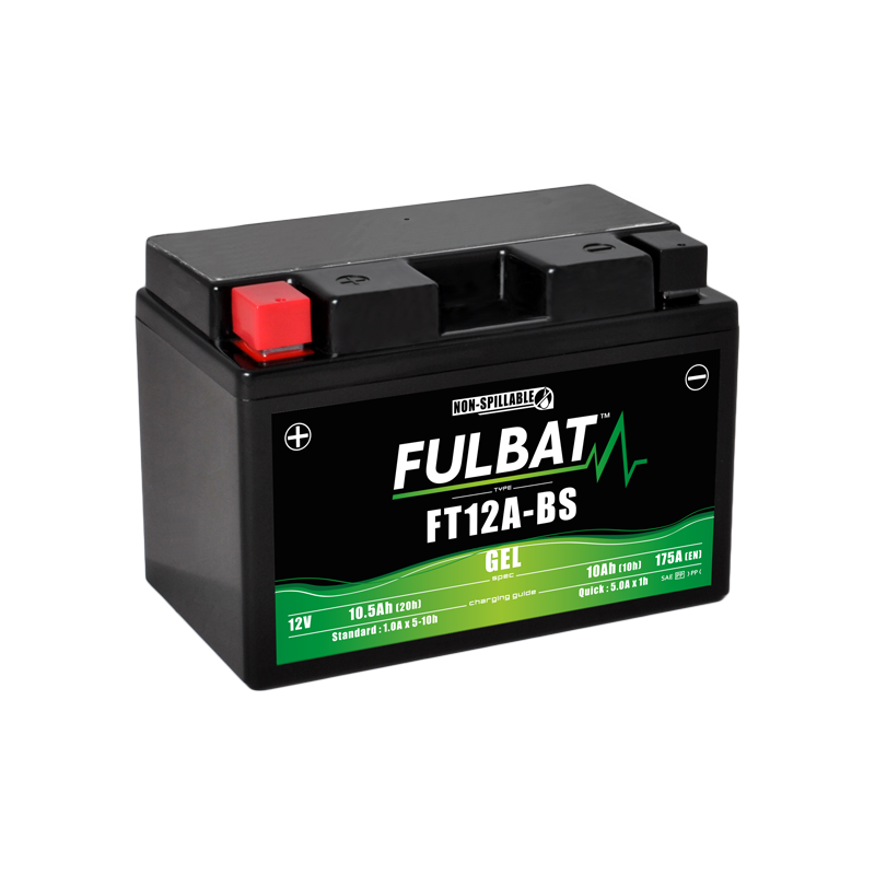 Batterie FULBAT FT12A-BS GEL (YT12A) 10,5Ah 175A Batterie FULBAT FT12A-BS GEL (YT12A) 10,5Ah 175A