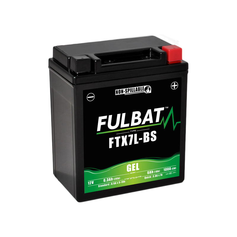 Batterie FULBAT FTX7L-BS GEL (YTX7L) 6,3Ah 100A Batterie FULBAT FTX7L-BS GEL (YTX7L) 6,3Ah 100A