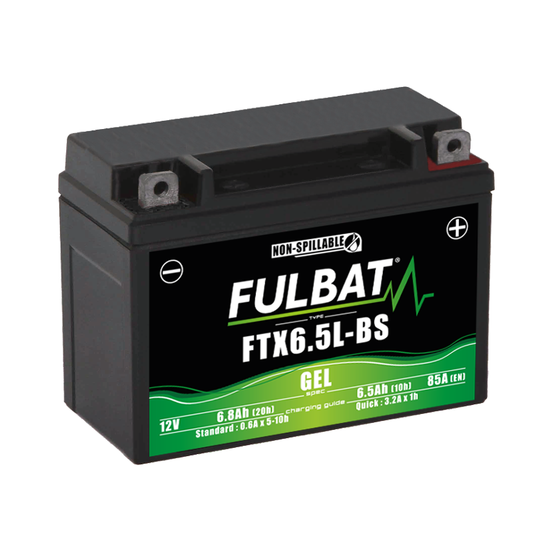 Batterie FULBAT FTX6,5L-BS GEL (YTX6,5L) 6,8Ah 85A Batterie FULBAT FTX6,5L-BS GEL (YTX6,5L) 6,8Ah 85A