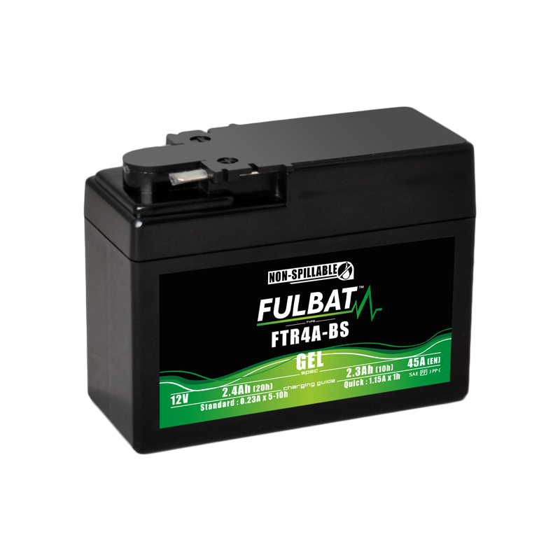 Batterie FULBAT FTR4A-BS GEL (YTR4A) 2,4Ah 45A Batterie FULBAT FTR4A-BS GEL (YTR4A) 2,4Ah 45A