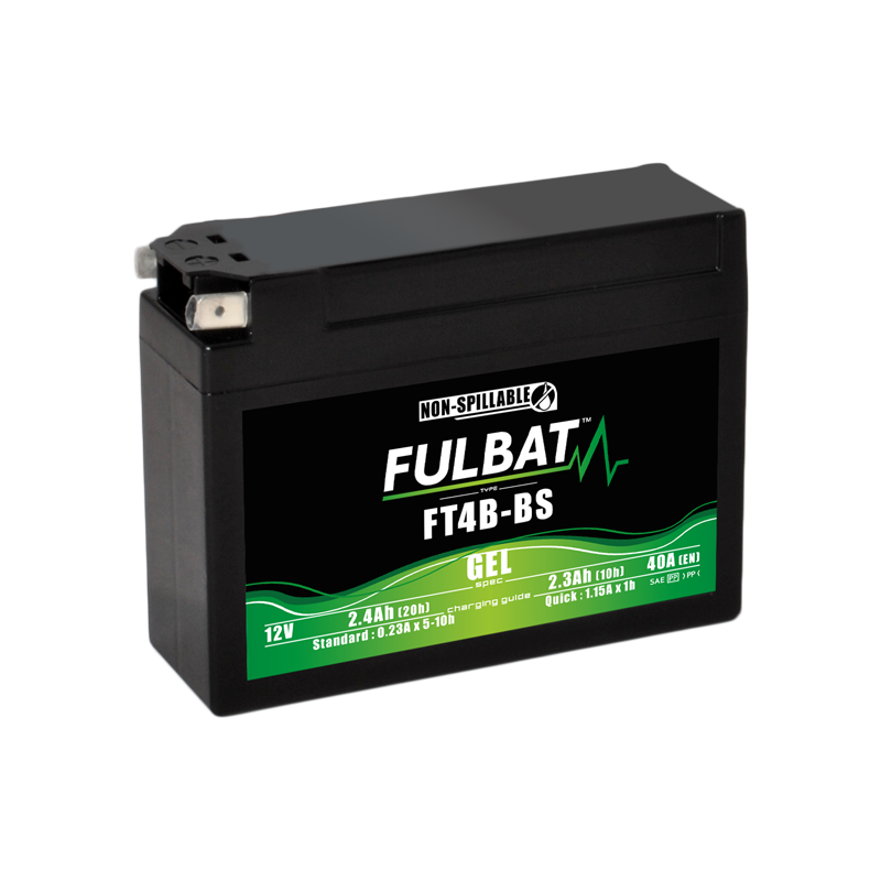 Batterie FULBAT FT4B-BS GEL (YT4B) 2,4Ah 40A Batterie FULBAT FT4B-BS GEL (YT4B) 2,4Ah 40A