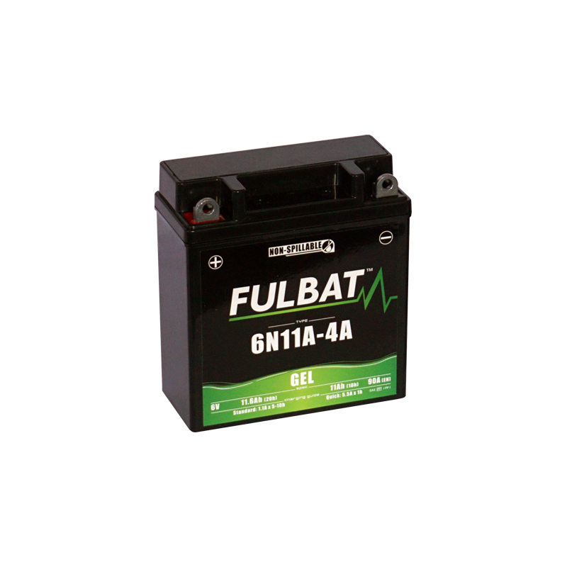 Batterie FULBAT 6N11A-4A GEL 11,6Ah 90A Batterie FULBAT 6N11A-4A GEL 11,6Ah 90A