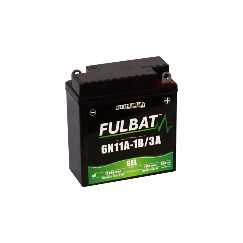 Batterie FULBAT 6N11A-1B/3A GEL 11,6Ah 90A Batterie FULBAT 6N11A-1B/3A GEL 11,6Ah 90A