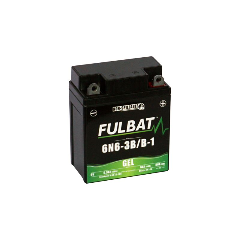 Batterie FULBAT 6N6-3B/B-1 GEL 6,3Ah 50A Batterie FULBAT 6N6-3B/B-1 GEL 6,3Ah 50A